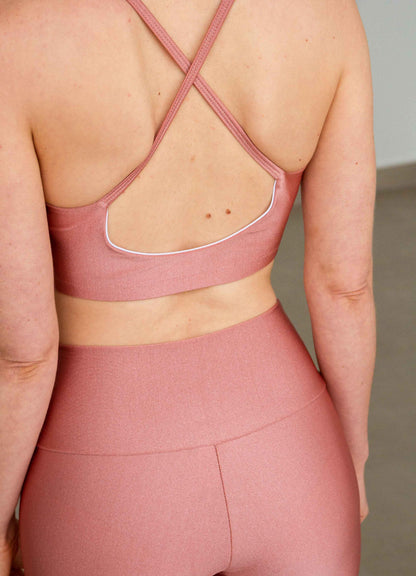 Top Spirit Alça Cruzada Rose