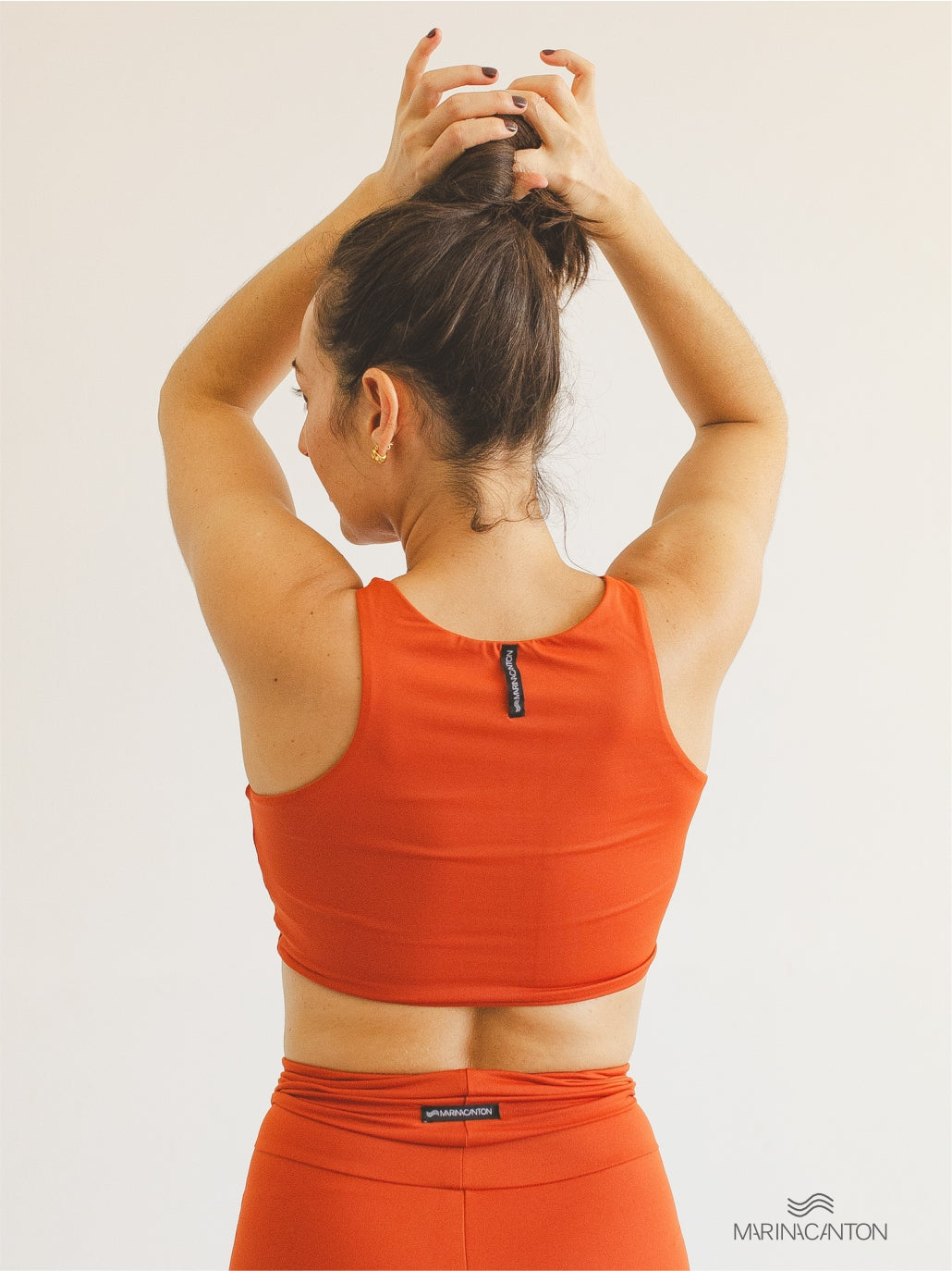 Top Cropped Bio Light Regata Colors Laranja Terracota