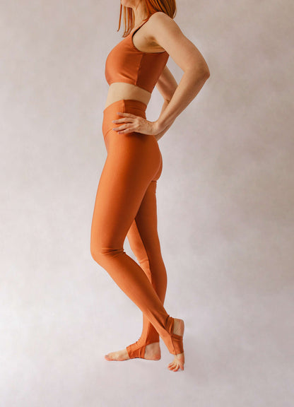 Legging Spirit Cintura Alta com Pézinho Cobre