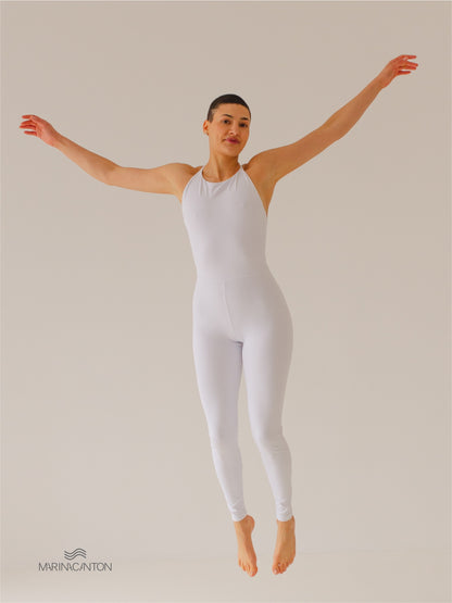 Macacão Bio UP Compress Alça Cruzada Branco