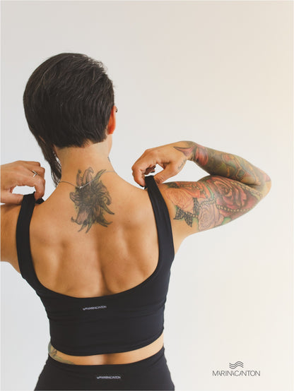 Cropped Bio UP Compress Confort Preto