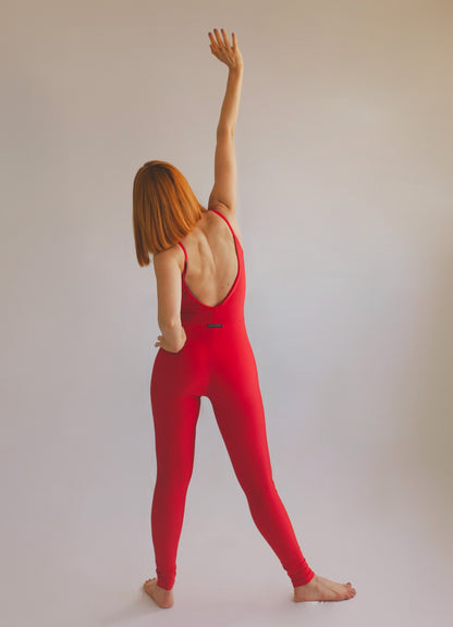 Macacão Spirit Light Alcinha Costas V Vermelho