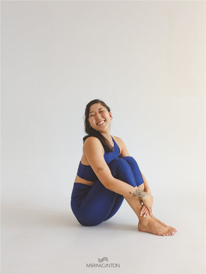 Legging Capri Spirit Cintura Alta Marinho