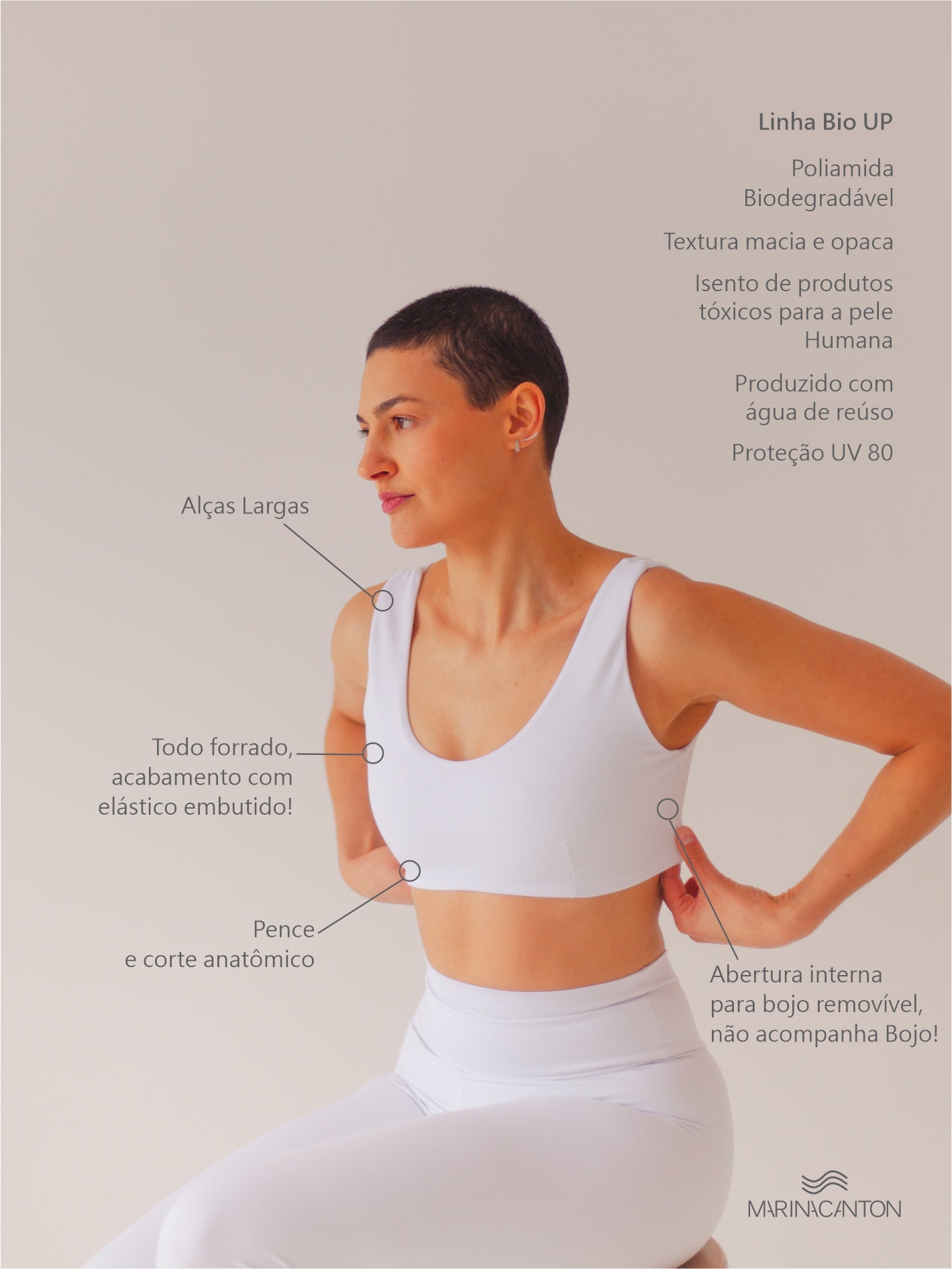 Top Bio UP Compress Confort Branco