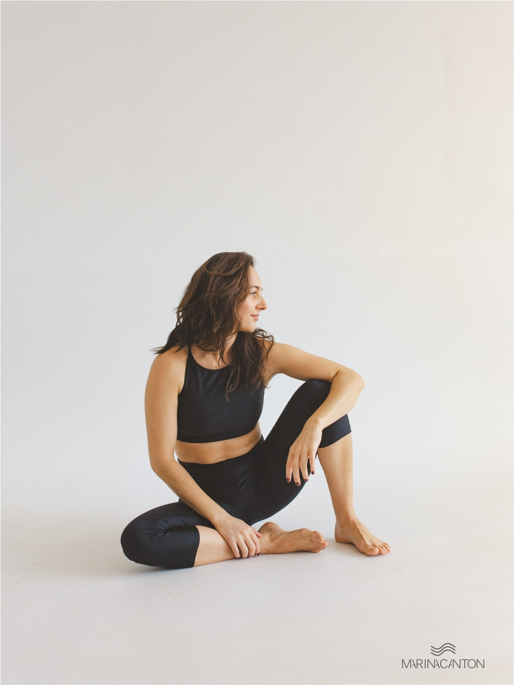 Legging Capri Spirit Cintura Alta Preto