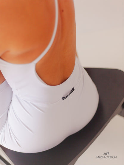 Macaquinho Bio UP Compress Alça Cruzada Branco