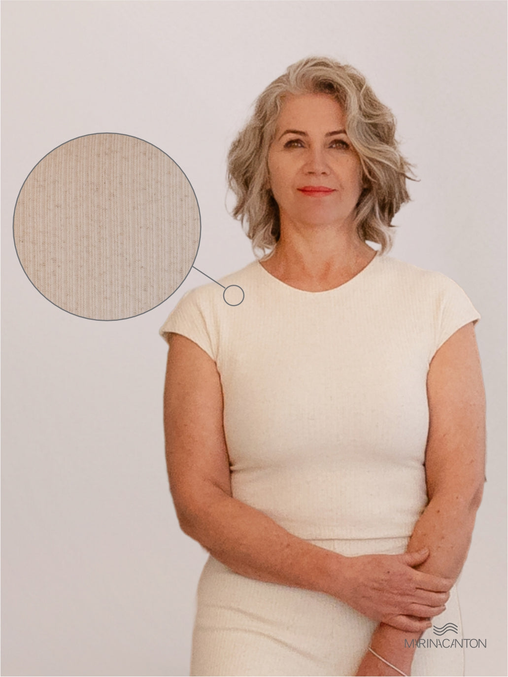 Blusa Cropped Semear Canelado Linho