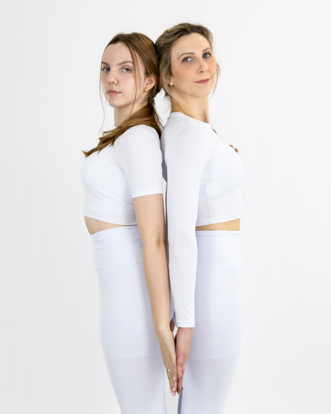 Cropped Breathe Manga Curta Branco