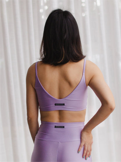 Top Spirit Alcinha Costas V Lavanda