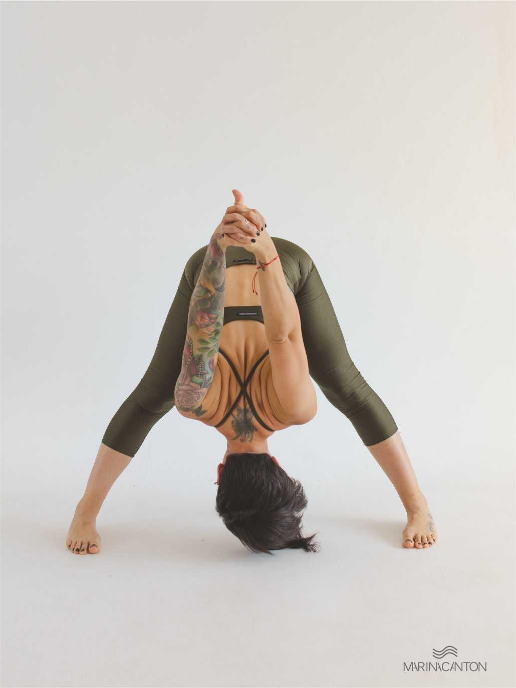 Legging Capri Spirit Light Cintura Alta Oliva