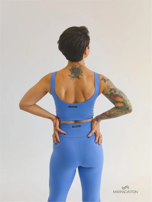 Cropped Bio UP Compress Confort Azul Índigo