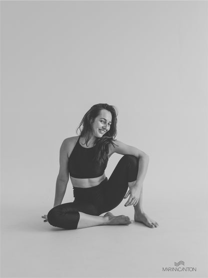 Legging Capri Spirit Cintura Alta Preto