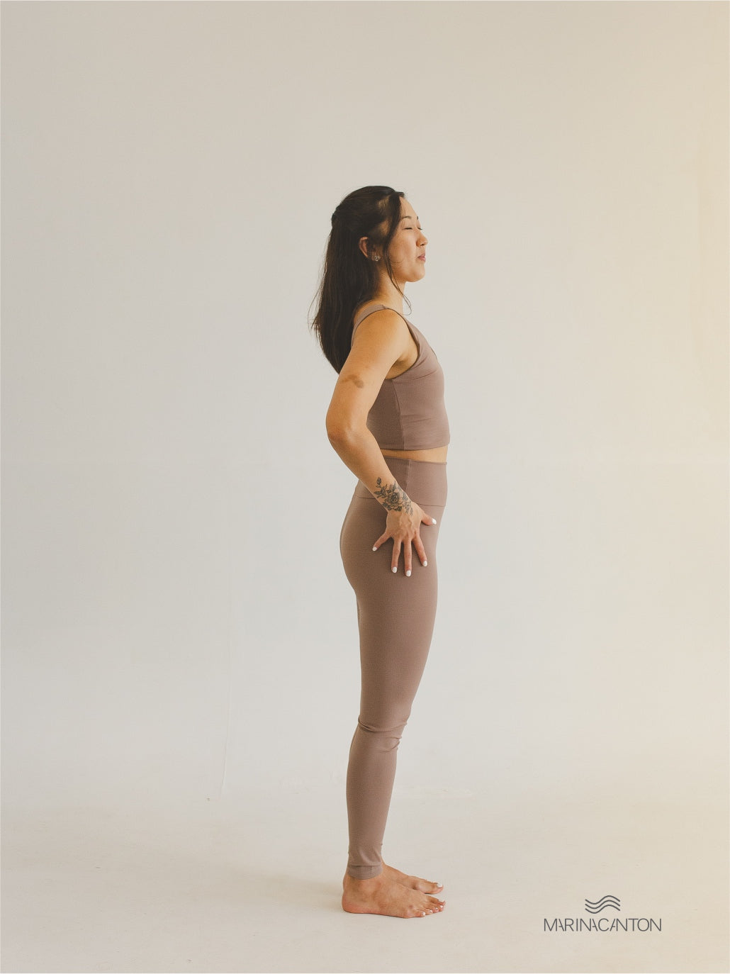 Cropped Bio UP Compress Confort Avelã