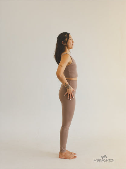 Cropped Bio UP Compress Confort Avelã