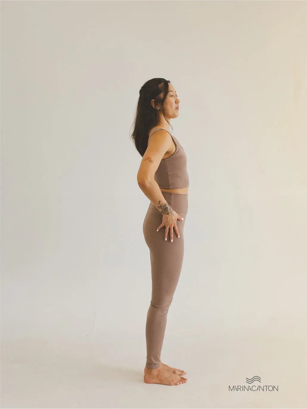 Cropped Bio UP Compress Confort Avelã