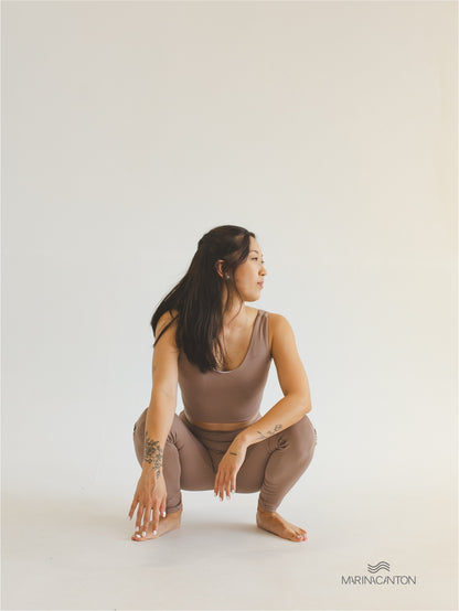 Cropped Bio UP Compress Confort Avelã