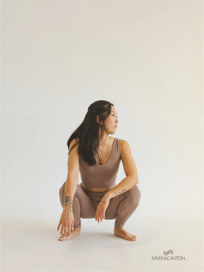 Cropped Bio UP Compress Confort Avelã