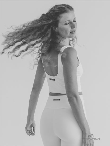 Cropped Bio UP Compress Confort Branco