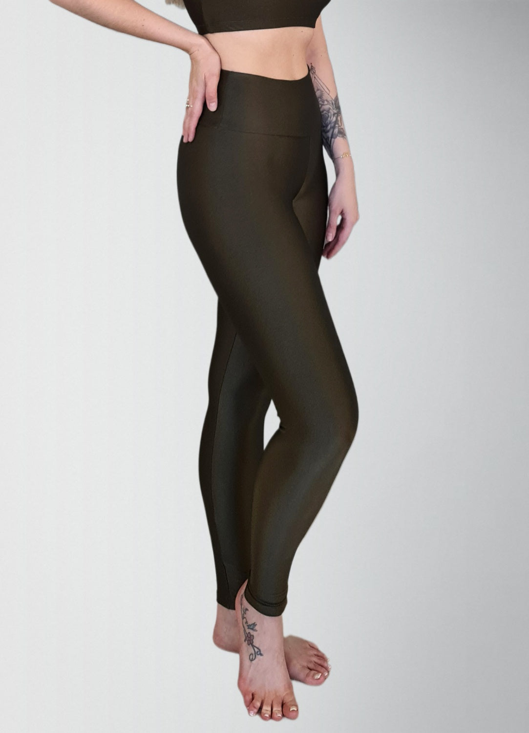 Legging Spirit Light Cintura Alta Oliva