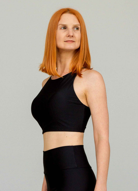 Top Spirit Alça Cruzada Preto