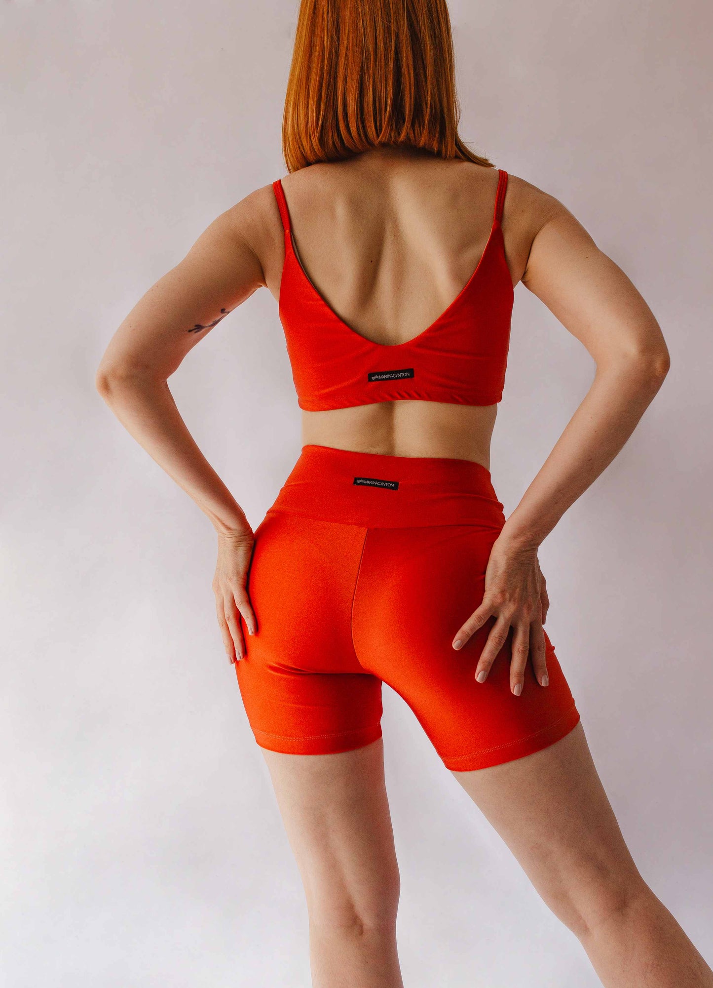 Shorts Spirit Light Cintura Alta Páprica