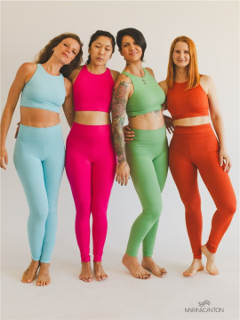 Legging Bio Light Cós Alongado com Shorts Interno Colors